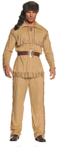 Frontier Man Davy Crockett Historic Adult Costume Size XXL