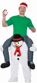 Ride a Snowman Carry Me Cold Shoulder Funny Adult Christmas Winter Costume