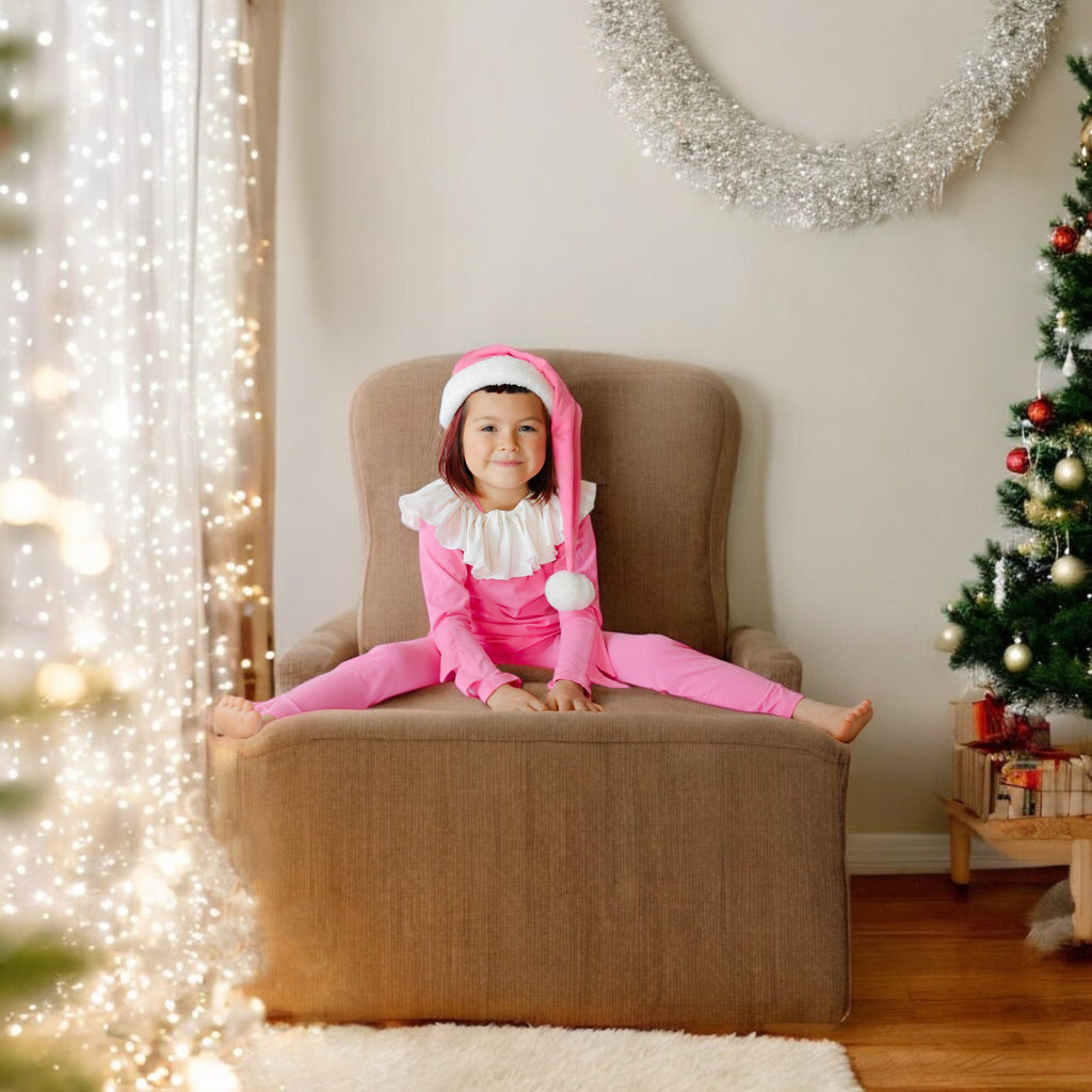 Pink Holiday Elf Costume