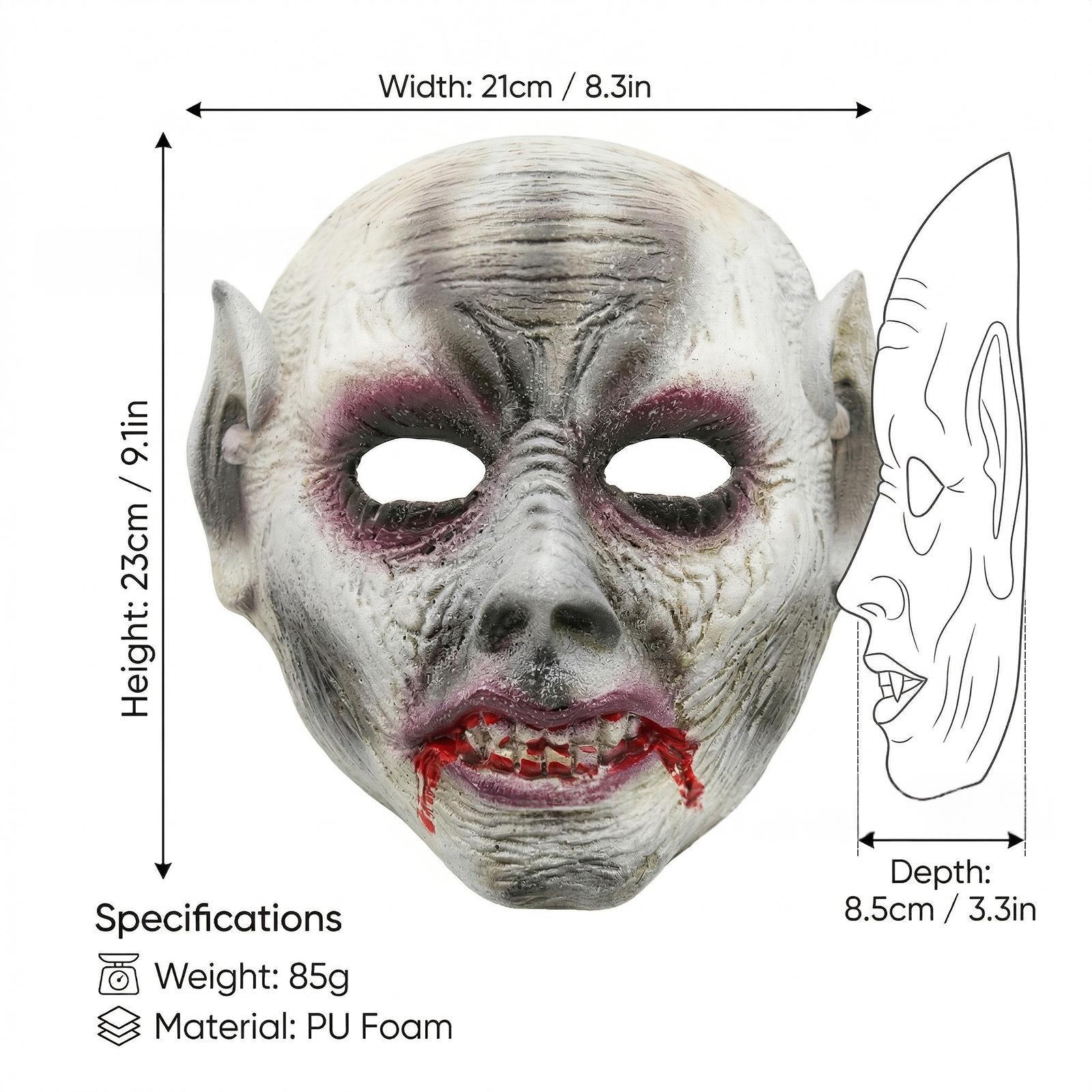 Halloween Zombie Mask Decoration