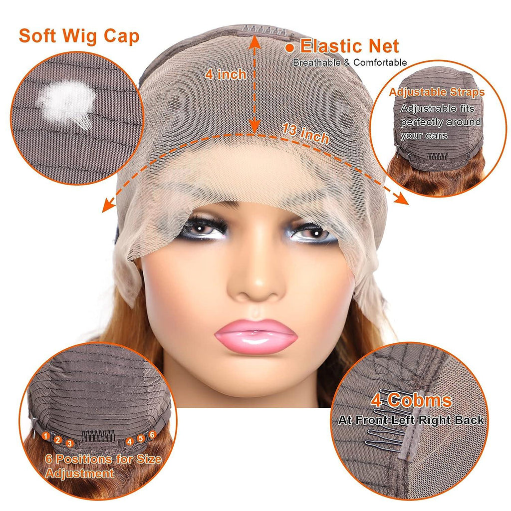 Lace Front Wig Human Hair Body Wave Density