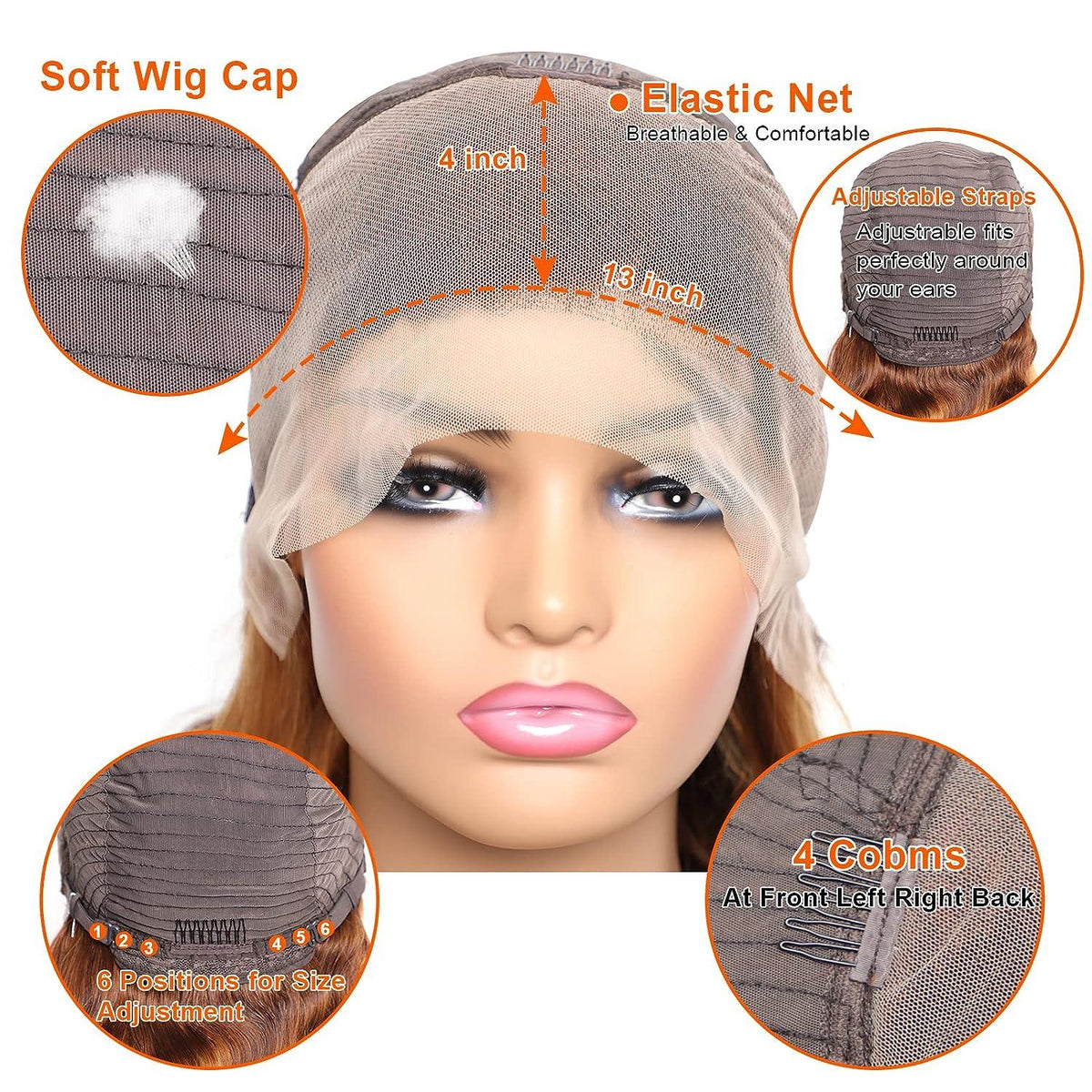 Lace Front Wig Human Hair Body Wave Density