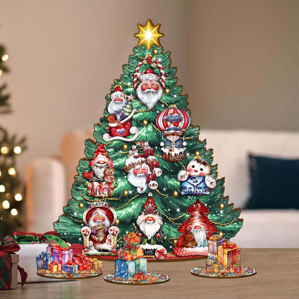 Christmas Story Christmas Tree Eco Wood Set by Jamie Mills-Price Christmas Decor - 8091509-MP