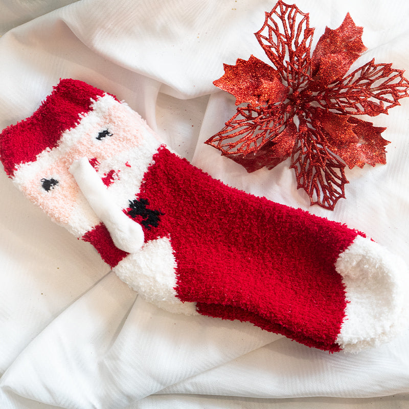 Fashion Simple Magnetic Christmas Socks For Men And Women