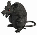 7" Hard Plastic Standing Rat Halloween Prop Decoration