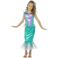Smiffy's Girls Deluxe Little Mermaid Fairytale Fancy Dress Sz Large 10-12