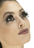 Long Black Wings Lashes Top and Bottom Fake False Eyelashes