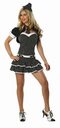 Delicious Women's Criminal Intent Sexy Adult Gangster Costume M/L 6-10
