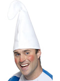 Gnome Hat - White Felt Adult Costume Hat
