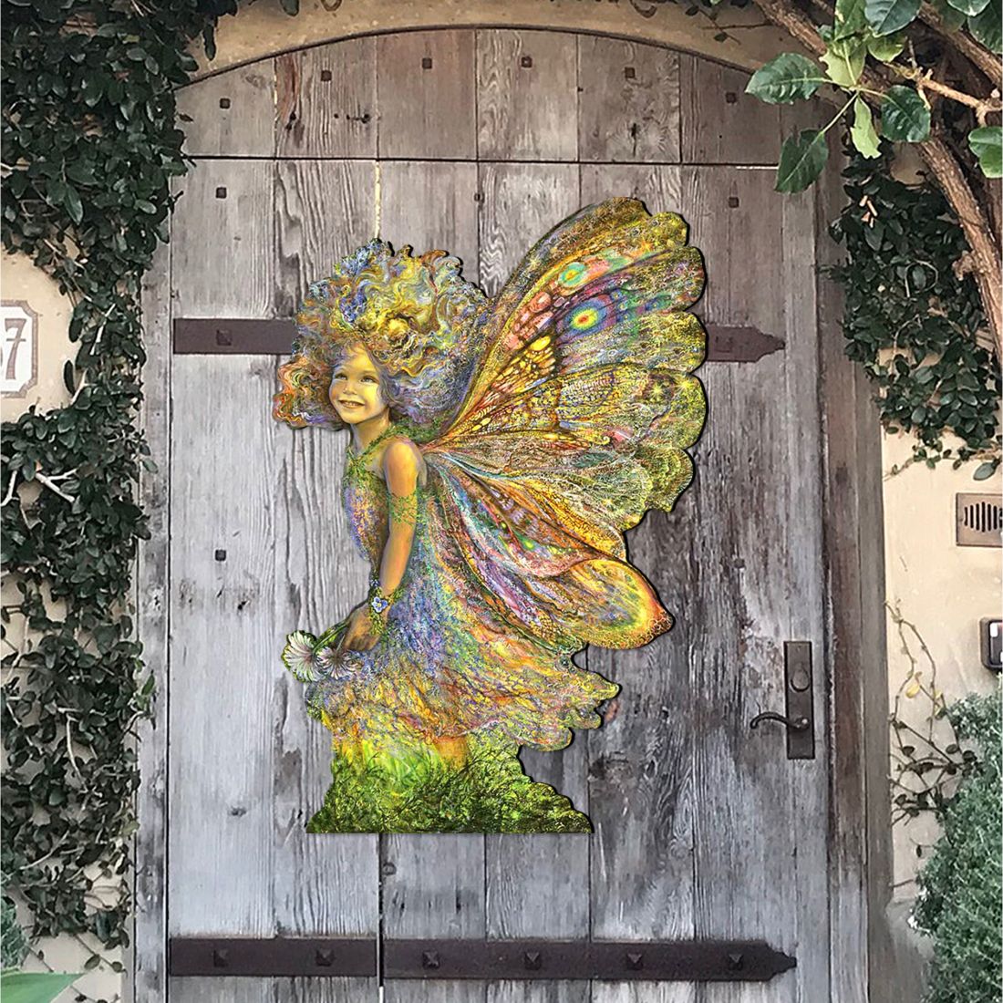 Fairy Holiday Door Decor by Josephine Wall - Christmas Decor - 845619H-JW