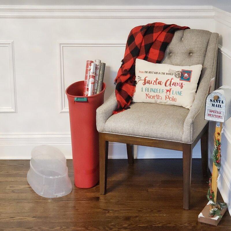 Christmas Wrap Storage Bin Set