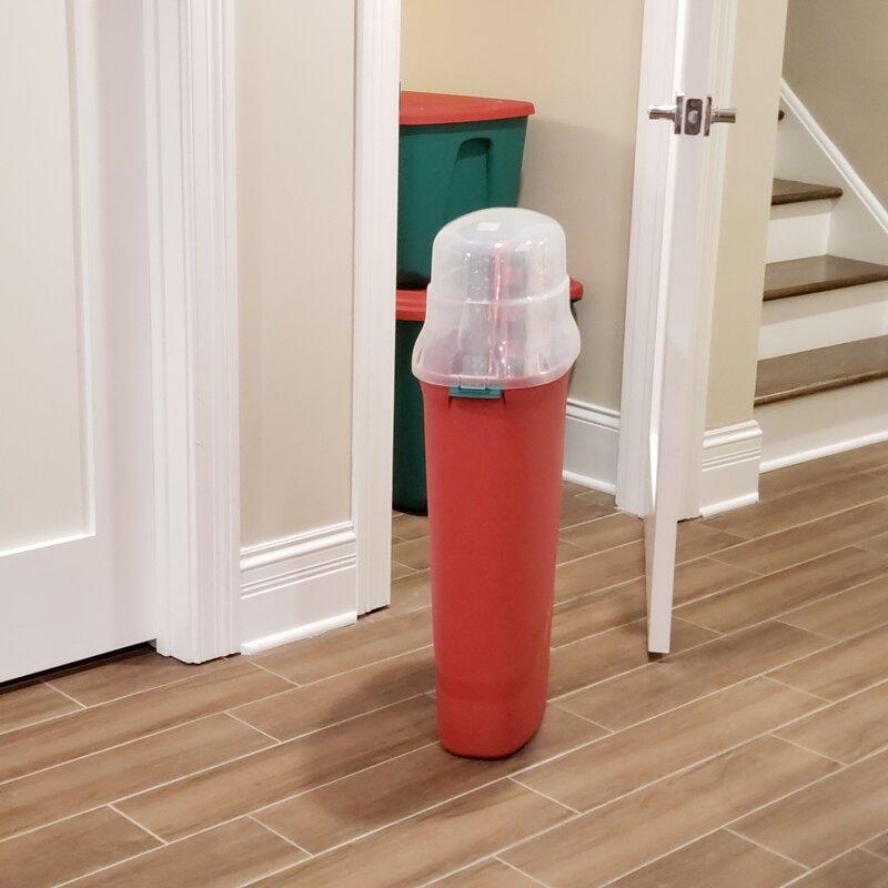 Christmas Wrap Storage Bin Set