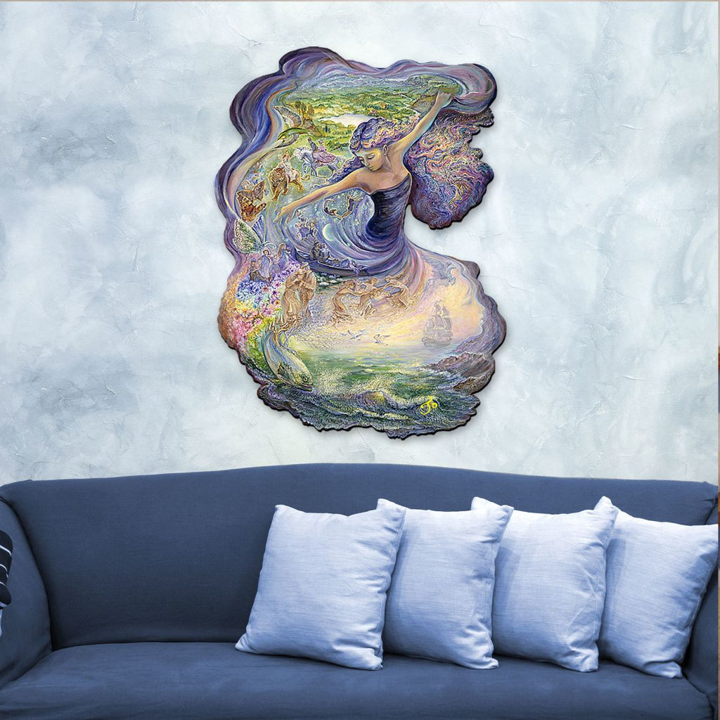 Dance of Dreams Holiday Outdoor Yard Sign by Josephine Wall - Christmas Decor - 845618F-JW