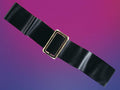Gold & Black Rubie's Costume Co 2" Vinyl Belt