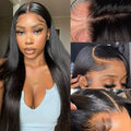 Straight lace fronts human hair wig