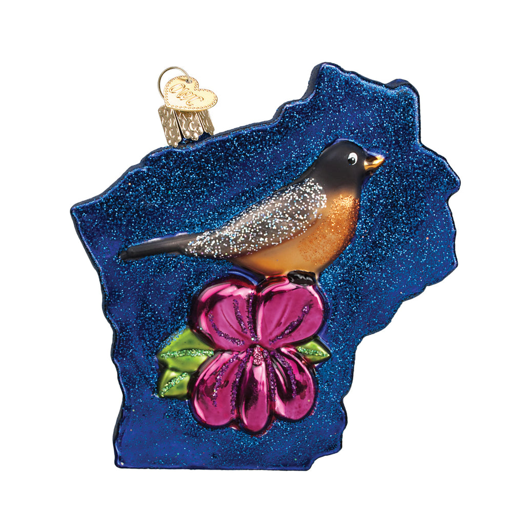 State Of Wisconsin Ornament