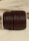 Leather Cord Creativa (6mm), 2,5 m Brown