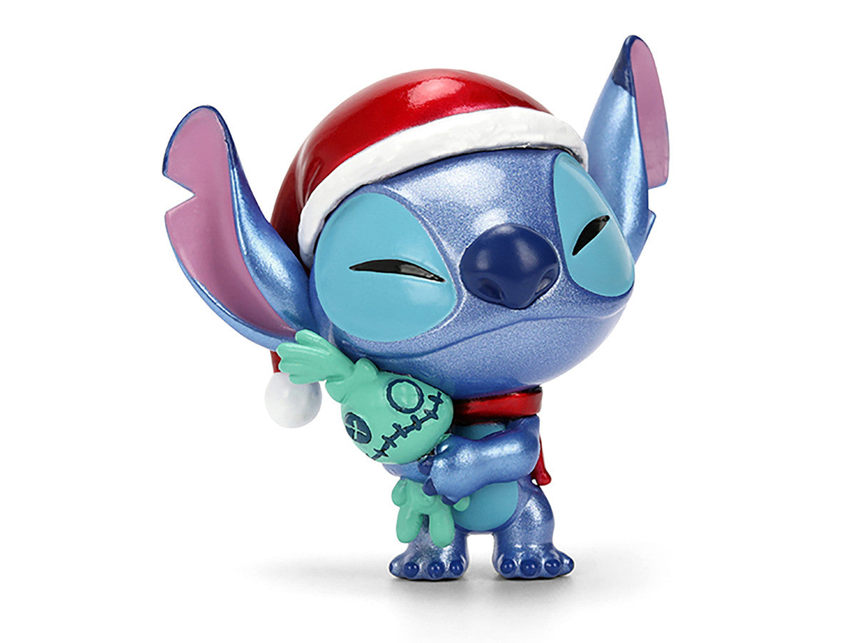 Set of 4 Diecast Figures "Disney's Stitch Christmas Edition" "Metalfigs" Series by Jada