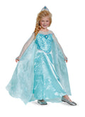 Frozen Elsa Prestige Child Blue Dress Costume, X-Small 3T-4T