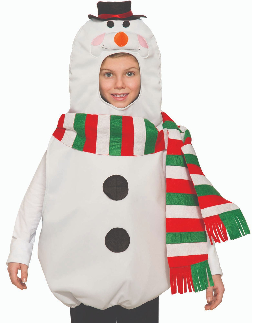 Child Snowman Christmas Costume Kids Tunic