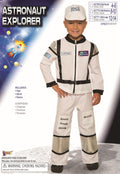 Astronaut Explorer Child White Space Jumpsuit Costume Large 12-14