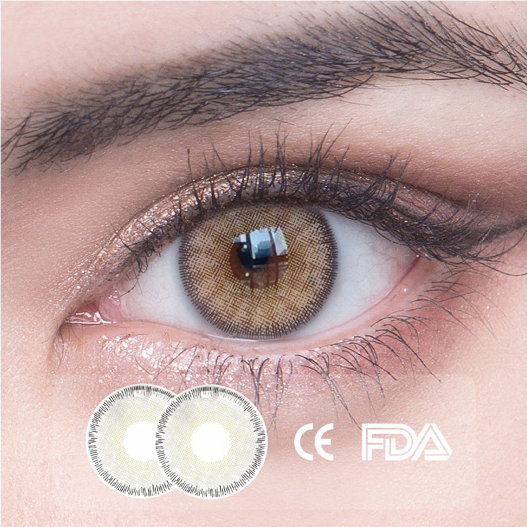 1Pcs FDA Certificate Eyes Beautiful Pupil Colorful Girl Cosplay Contact Lenses Gray