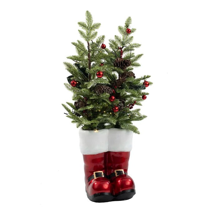 36'' Lighted Artificial Pine Christmas Tree