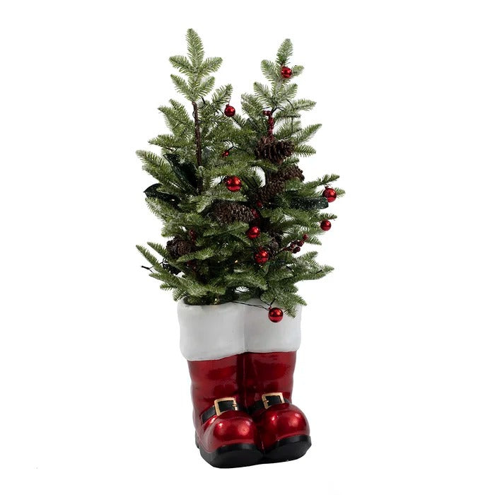 36'' Lighted Artificial Pine Christmas Tree