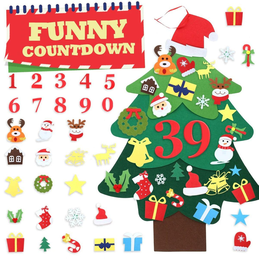 DIY Felt Christmas Tree Merry Christmas Decoration
