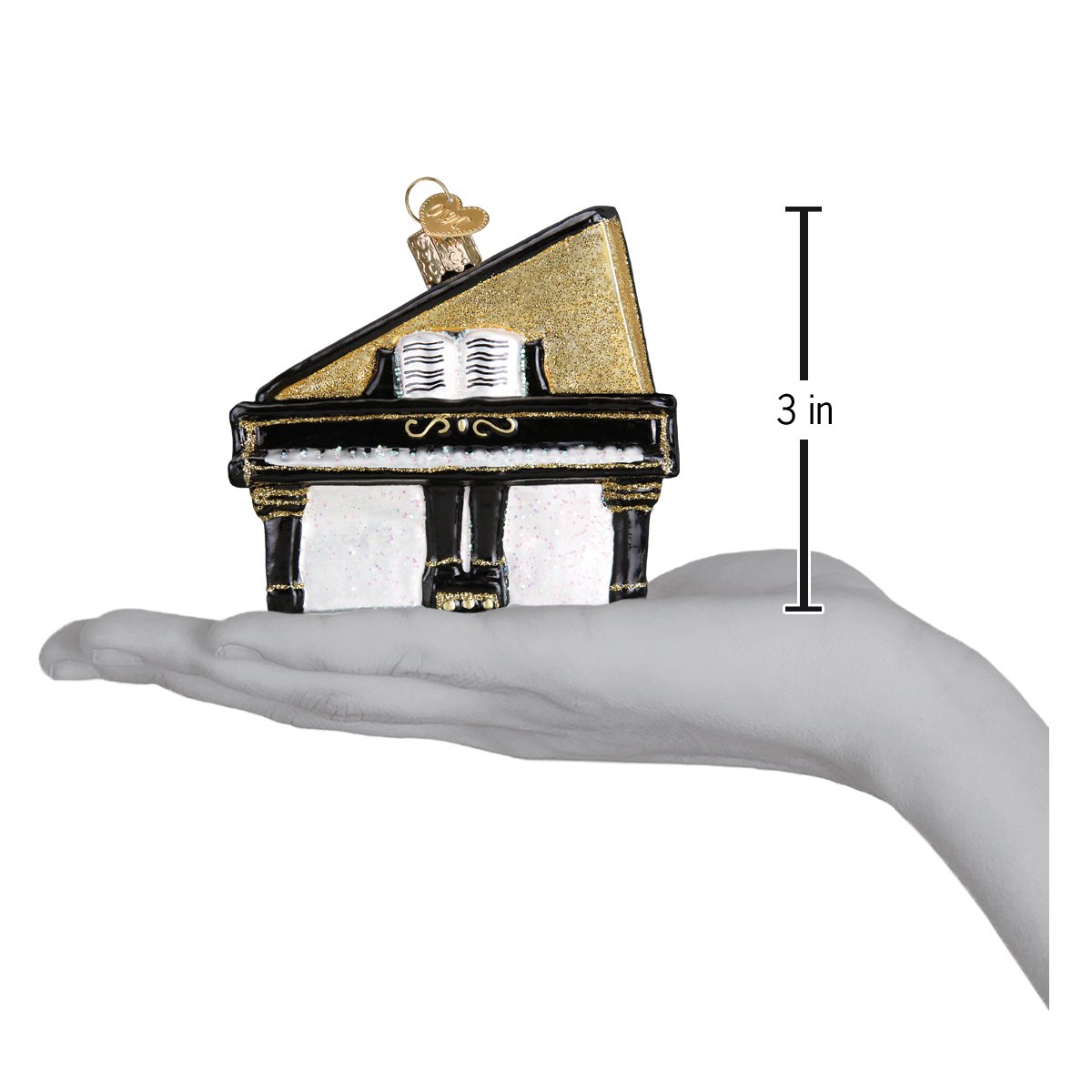 Baby Grand Piano Ornament