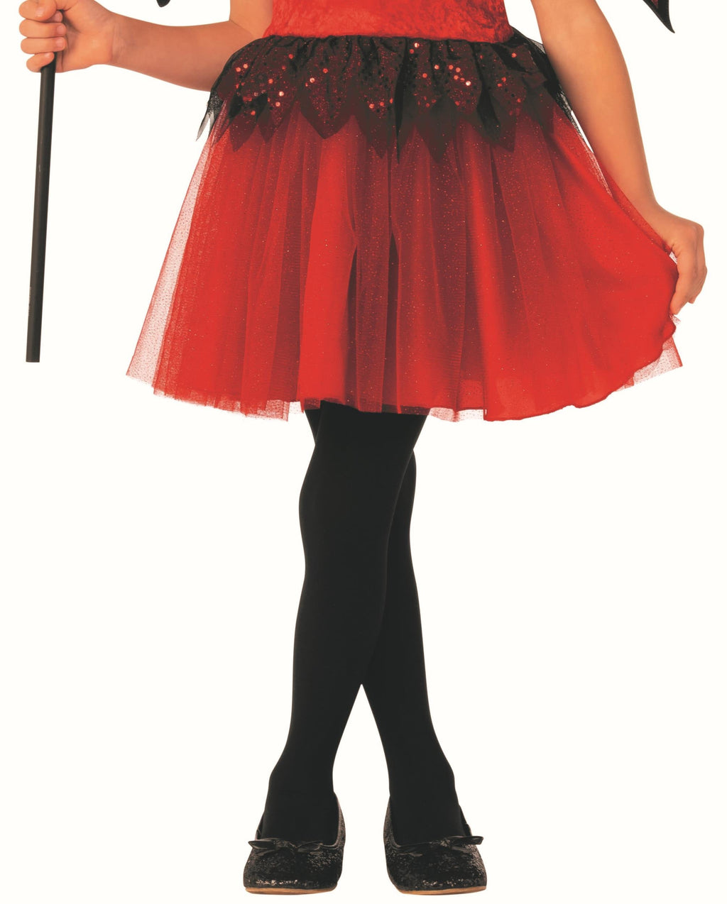 Red Classic Cute Devil Girl Dress Costume Large 12-14