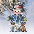 Freezing Friends (Frosting Sparkle) by Jamie Mills-Price - Christmas Santa Snowman Decor - 8457511