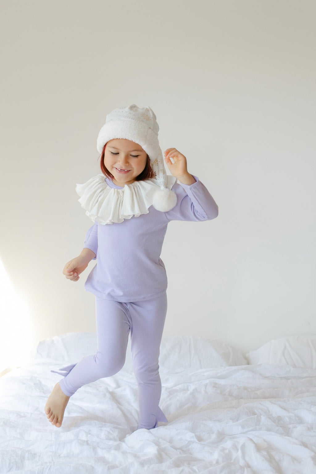 Pastel Purple Elf Costume for Kids – Holiday Christmas Outfit