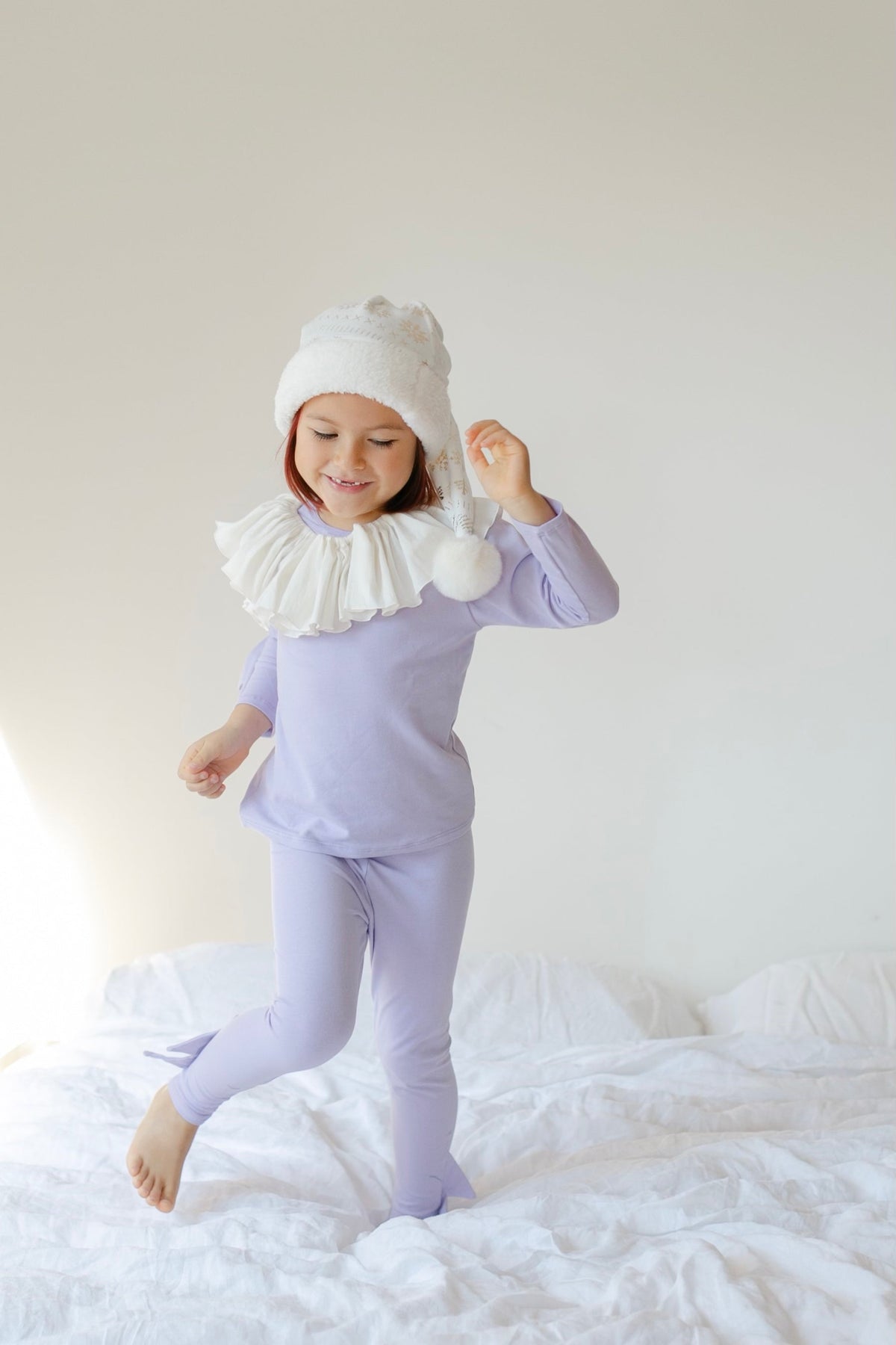 Pastel Purple Elf Costume for Kids – Holiday Christmas Outfit