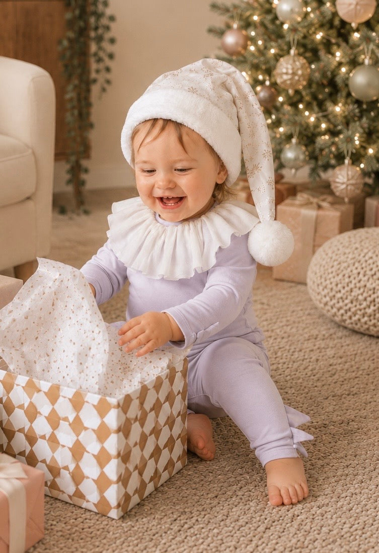 Pastel Purple Elf Costume for Kids – Holiday Christmas Outfit