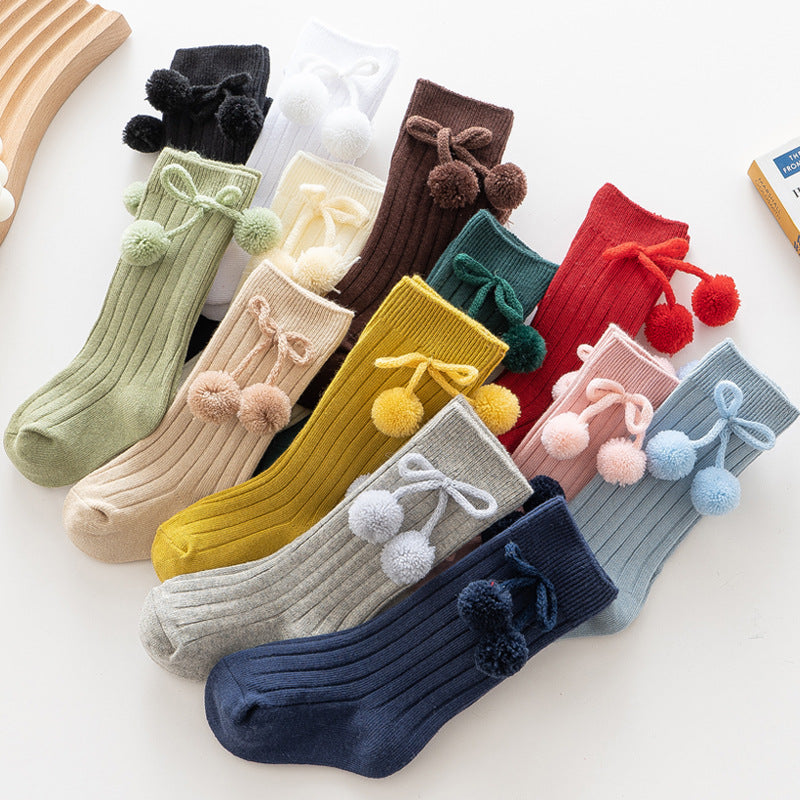 Autumn and Winter Baby Socks For Boys and Girls Baby Cotton Warm Socks In Elegant Christmas Design for Baby Kids