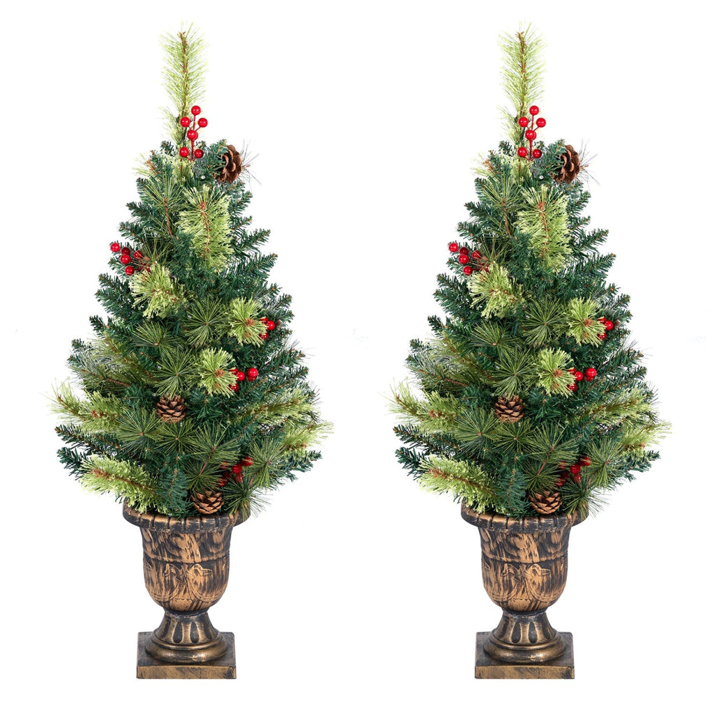 3 FT Pre-Lit Tabletop Christmas Tree with 40 LED Lights
