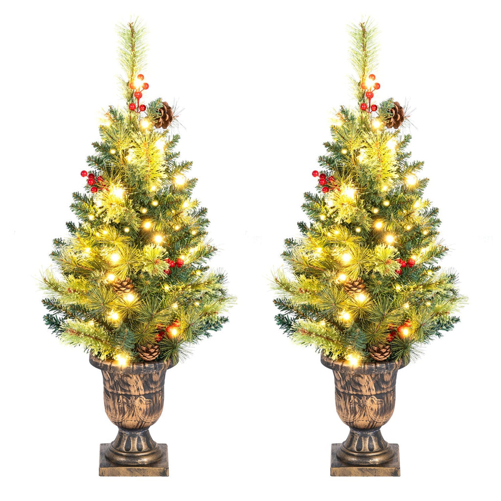 3 FT Pre-Lit Tabletop Christmas Tree with 40 LED Lights