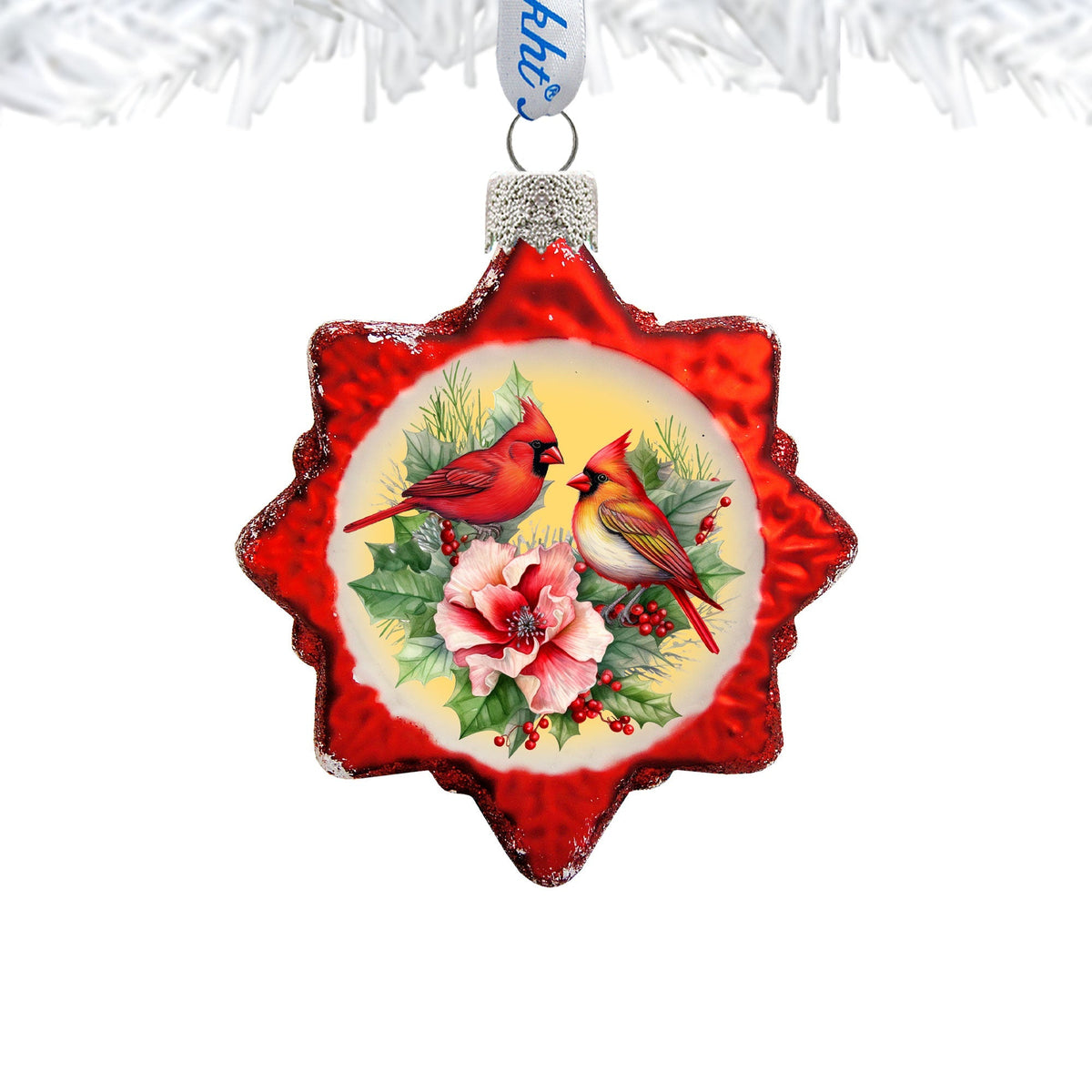 Christmas Wreath Mercury Glass Ornaments by G. Debrekht - Christmas Decor - 776029