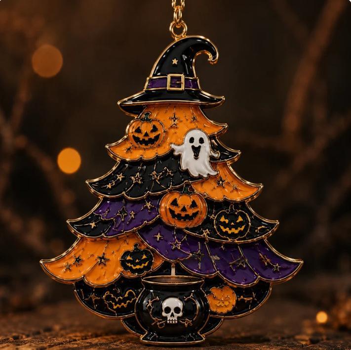 Halloween Christmas Tree Acrylic Decorations