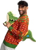 3D Dinosaur Triceritops Detacheable Stuffed Animal Funny Knitted