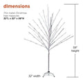 Cedar Artificial Christmas Tree with Clear Lights