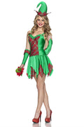 Elfin Magic Christmas Santa Helper Women's Sexy Costume