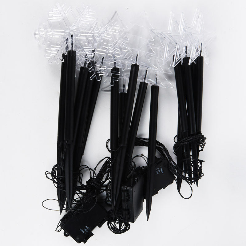 Christmas Snowflake Garden Lights Decor