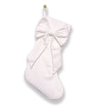 Embroidered Christmas Bow Christmas Socks