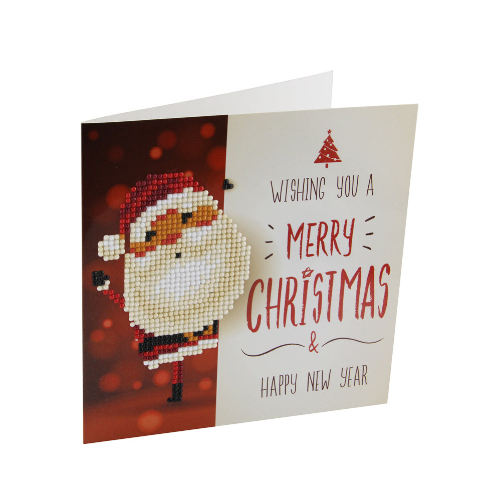 Christmas DIY Diamond Painting Greeting Cards 5D Cartoon Birthday Postcards