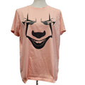 Hand Printed Upcycled Womens Large You Will Float Too Halloween Clown Tee Shirt