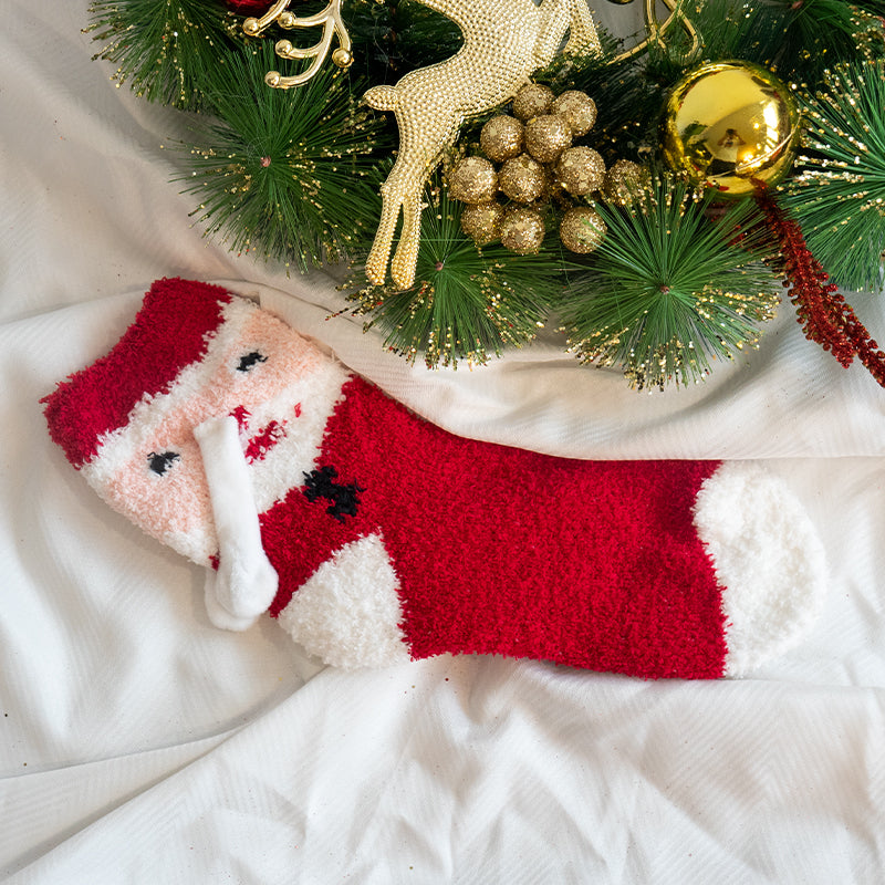 Fashion Simple Magnetic Christmas Socks For Men And Women