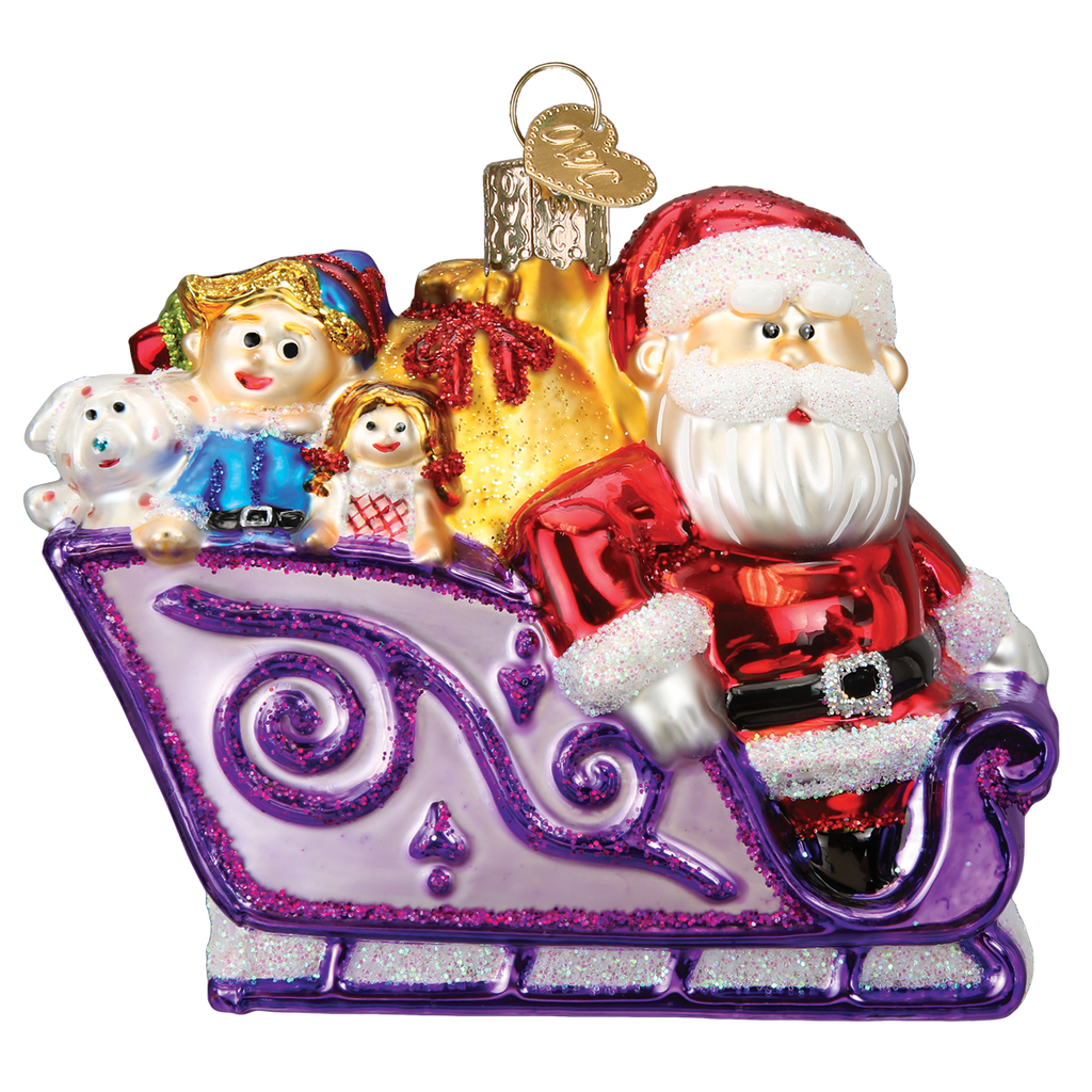 Santa And Friends Ornament
