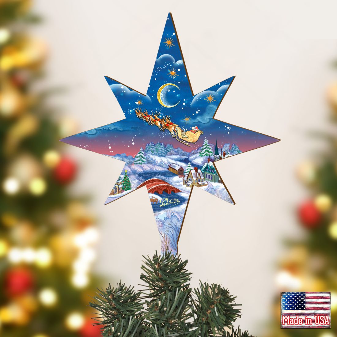 Up And Away Tree Topper by G.DeBrekht - Christmas Decor - 89495